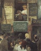 John sloan Window of Storefront oil painting on canvas